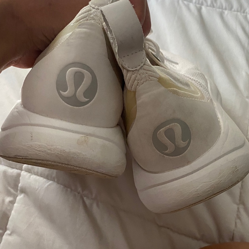 Lululemon Cream Athletic Shoes